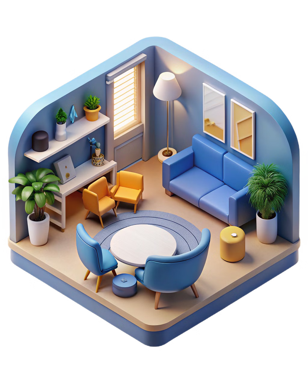 house illustration